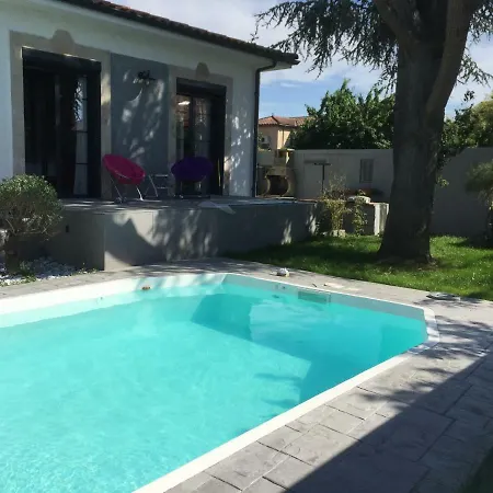 Toulouse Metropole Ouest Privee De Luxe - Sdb Wc Privee Terrasse Piscine Aqua Bike Cugnaux