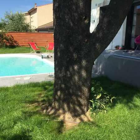 Privatunterkunft Toulouse Metropole Ouest Privee De Luxe - Sdb Wc Privee Terrasse Piscine Aqua Bike