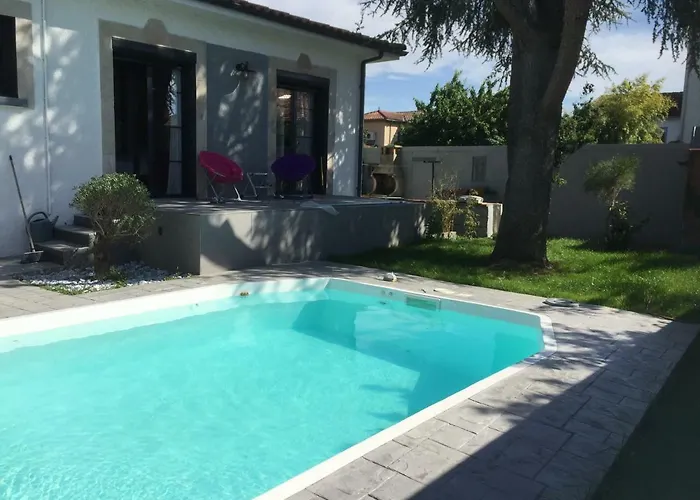 Toulouse Metropole Ouest Privee De Luxe - Sdb Wc Privee Terrasse Piscine Aqua Bike Cugnaux